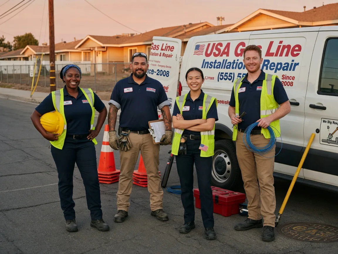 Gas Line Installation company in Sugar Run, PA